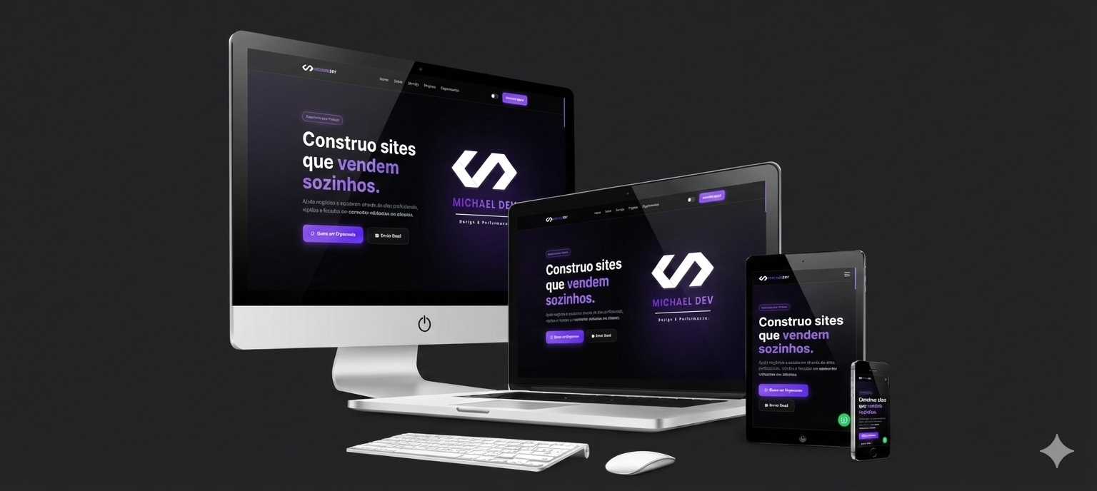 Foto de mockup de site